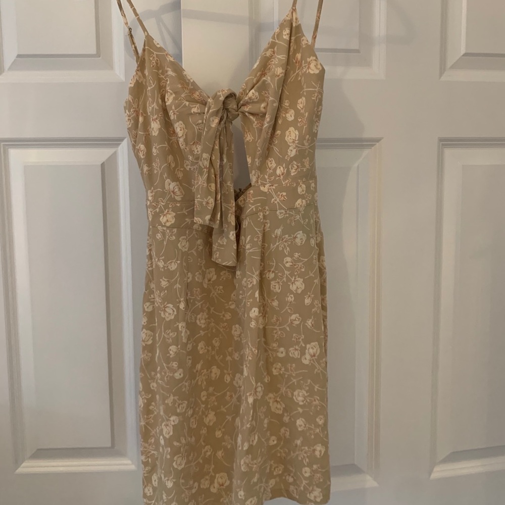 Twilight tie front dress